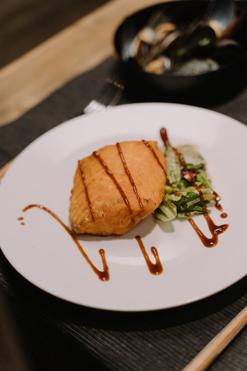A finished dish at Saffron & Smoke
